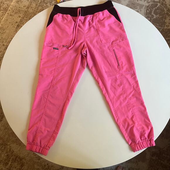 SCRUBS Joggers, Pink Large Pants, Sanibel Scrubs - Picture 4 of 4